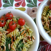 Zum Tag der italienischen Küche: Pasta in grün-weiß-rot