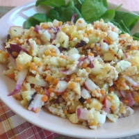 Erfrischendes für heiße Tage: Linsen-Hirse-Salat
