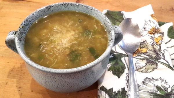 Lauch-Kichererbsen-Suppe