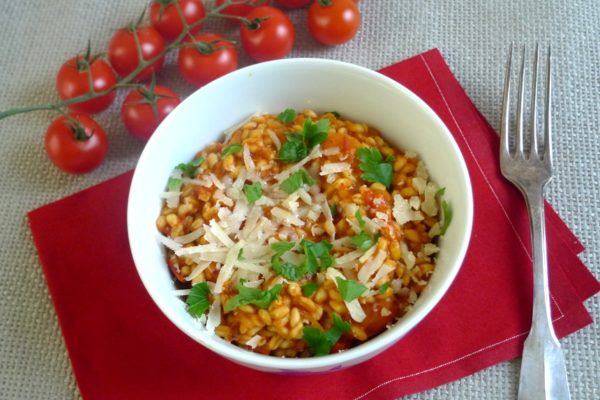 Ebly Zartweizen mit Tomaten