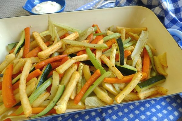 ofengemüse mit frites