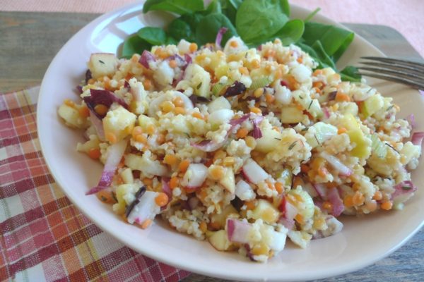 Linsen-Hirse-Salat