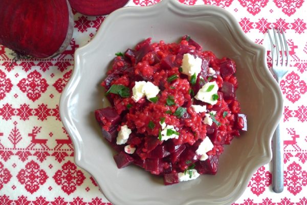 Rote-Rüben-Risotto