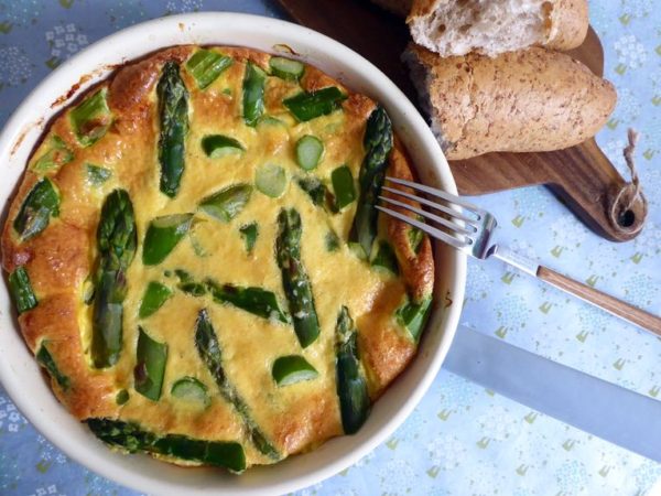 Spargelfrittata
